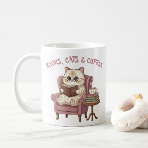 Café Taza para amantes de gatos, libros y café: 'Libros
