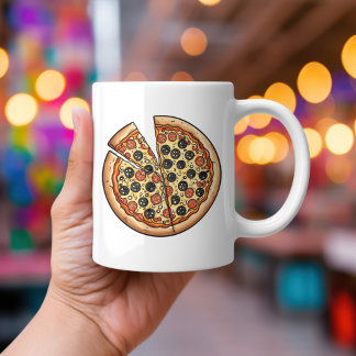 Café Taza para Amantes de la Pizza
