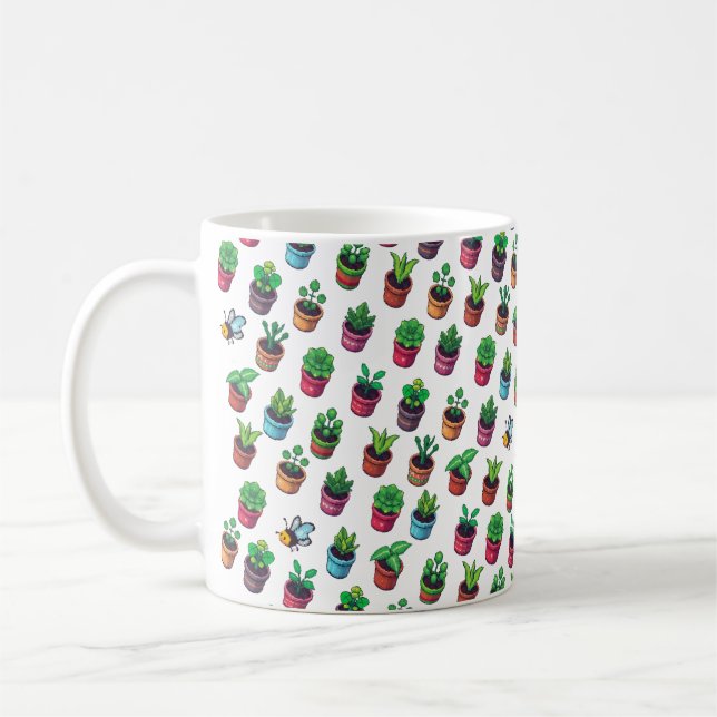 Café Taza para Amantes de las Plantas (Izquierda)