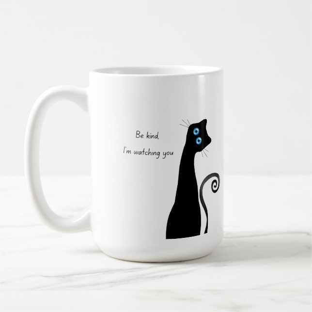 Café Taza para amantes de los gatos (Izquierda)