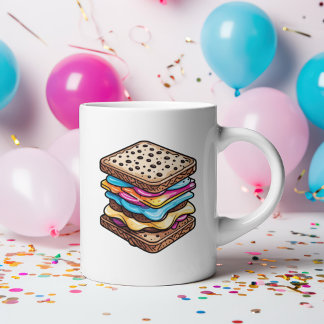 Café Taza para Amantes de Sándwich de Helado