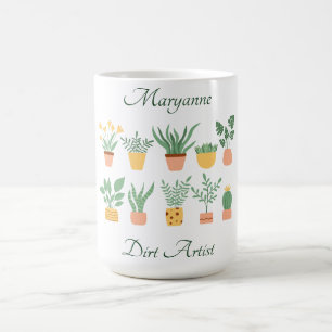 Café Taza para Artista de la Tierra, Jardinero y Amante