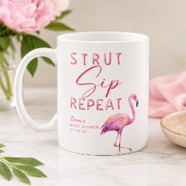 Café Taza para Baby Shower de Flamenco – Pavonea, Bebe,