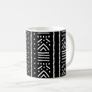 Café Taza para beber con diseño de tela de barro africa