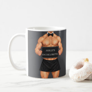 Café Taza para despedida de soltera con mayordomo muscu