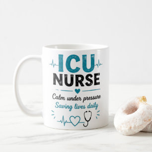 Café Taza para enfermera de UCI regalo divertido para e