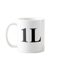 Taza para estudiante de derecho de primer año de 1