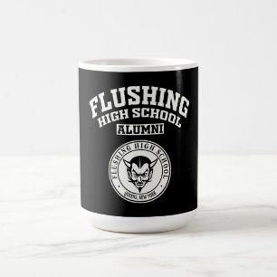 Café Taza para exalumnos de Flushing High School Nueva 