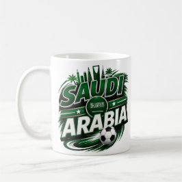 Café Taza para fanático de fútbol de Arabia Saudita | S
