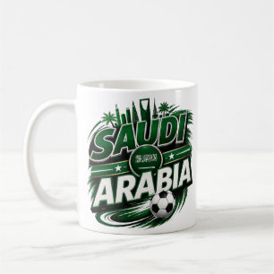 Café Taza para fanático de fútbol de Arabia Saudita   S