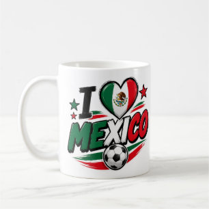 Café Taza para fanático del fútbol de México Orgullo