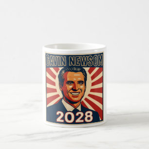 Café Taza para la campaña presidencial de Gavin Newsom