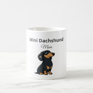 Café Taza para mamá de Mini Dachshund Regalo adorable d