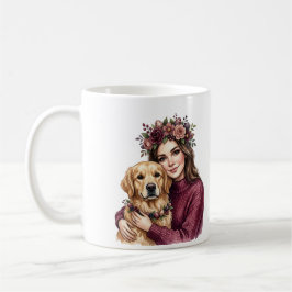 Café Taza para mamá de perro Retriever dorado