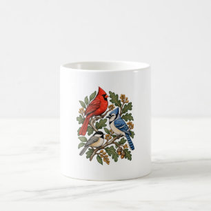 Café Taza para observadores de aves con un diseño de Ca