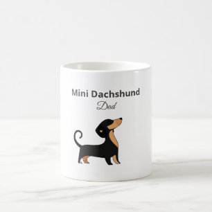 Café Taza para papá de Dachshund miniatura regalo para