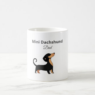 Café Taza para papá de Dachshund miniatura regalo para