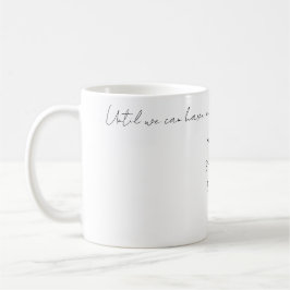 Café Taza para pareja de larga distancia con foto perso