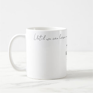 Café Taza para pareja de larga distancia con foto perso