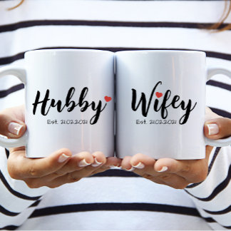 Café Taza para pareja de marido y mujer (personalizar m