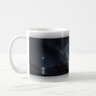 Café Taza para parejas 'Costa rocosa de dos lunas, noch