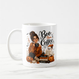 Café Taza para profesor de música de Halloween 'Cute Bo