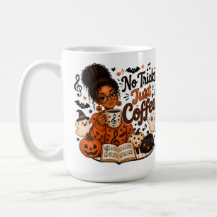 Café Taza para profesor de música de Halloween sin truc