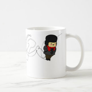 Café Taza patinadora de Kolya y de Melaniya