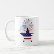 Taza patriótica de los E.E.U.U.