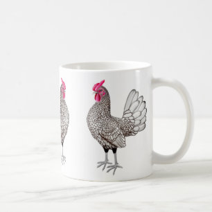 Café Taza pequena del gallo de Sebright