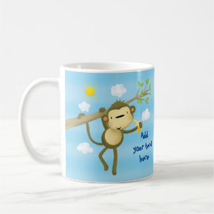 Café TAZA - pequeño mono fresco lindo de encargo en