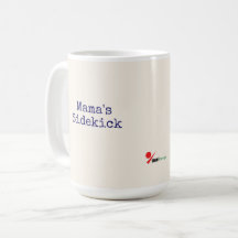 Taza Perro Mamá Lado de Mamá - Azul Marino Farmhou