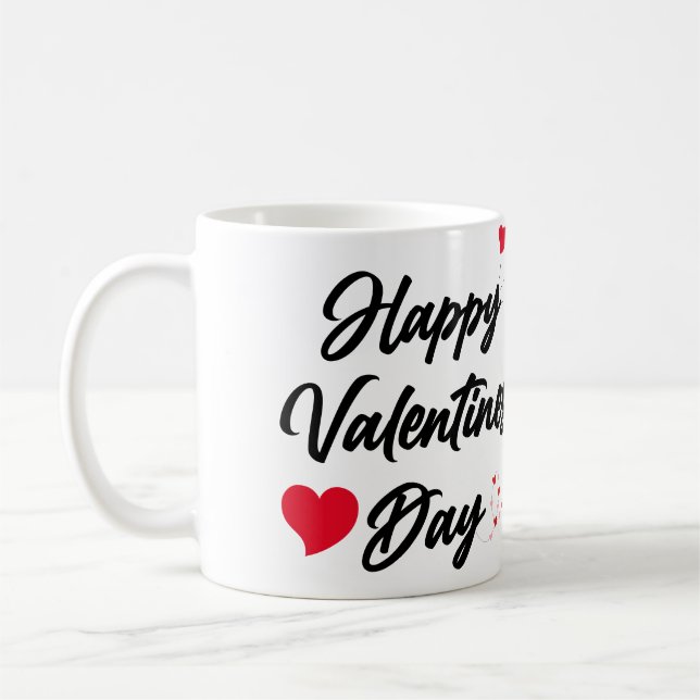 Café Taza personalizable del Día de San Valentín (Izquierda)