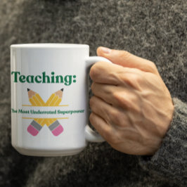 Café Taza personalizable para profesionales de la enseñ