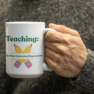 Café Taza personalizable para profesionales de la enseñ