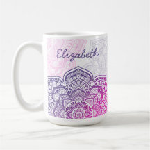 Taza personalizada Aion Mandala de 15 oz.