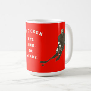 Café Taza personalizada como regalo para jugador de hoc