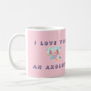 Café Taza Personalizada con Foto de Ajolote Kawaii Te A