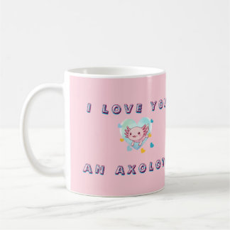 Café Taza Personalizada con Foto de Ajolote Kawaii Te A