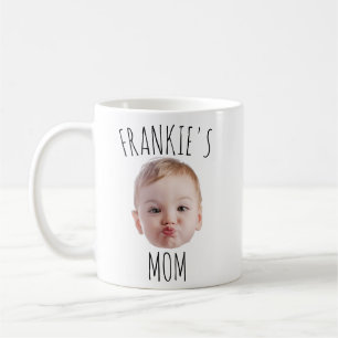 Café Taza Personalizada con Foto de Cara de Bebé Regalo
