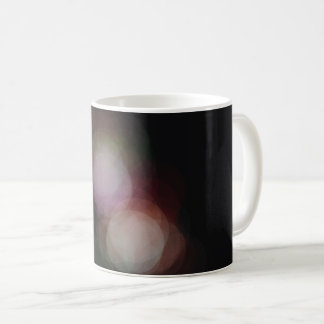 Café Taza personalizada con fotografía de efecto bokeh