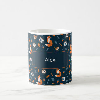 Café Taza personalizada con nombre de vida silvestre de