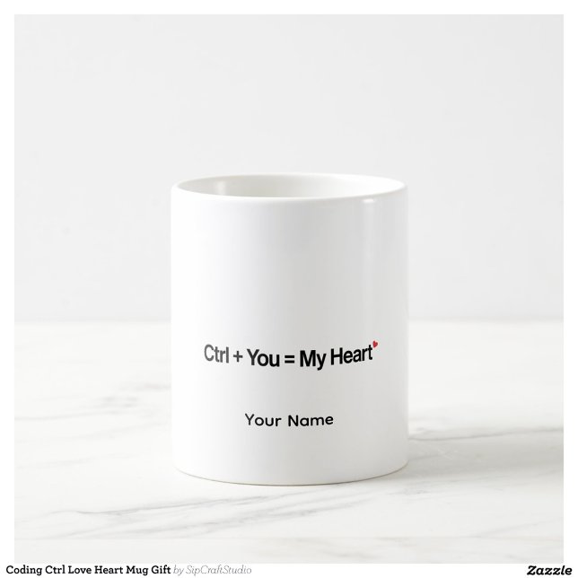 Café Taza personalizada Ctrl regalo programador de codi (Subido por el creador)