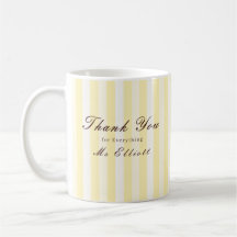 Taza personalizada de agradecimiento para maestros