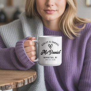 Café Taza Personalizada de Agradecimiento para Novia co