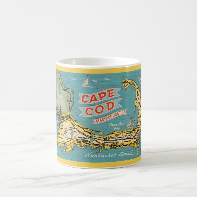 Café Taza personalizada de Cape Cod (Centro)
