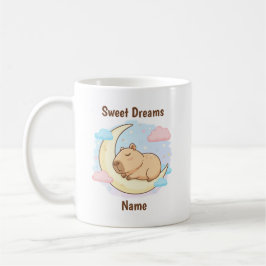 Café Taza personalizada de Capybara Sueños Dulces