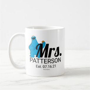 Café Taza personalizada de Cookie Monster para parejas