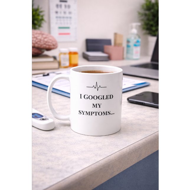 Café Taza Personalizada de Enfermera Divertida “Busqué  (Subido por el creador)