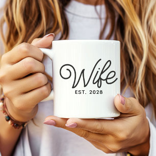 Café Taza Personalizada de Esposa y Esposo para Regalo 